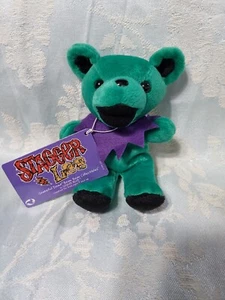 Liquid Blue Grateful Dead Bean Bear Stagger Lee 1998 Plush New Tag - Picture 1 of 1