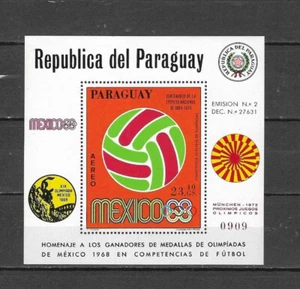 Olympic Games - Paraguay - block - perf - Picture 1 of 1