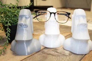 Moai Glasses Holder. Conveniently Rest your Glasses on an Easter Island Statue - Picture 1 of 234