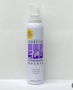Condition 3 in 1 Maximum Hold Mousse with Sun Screen, 6 oz - Picture 1 of 3