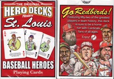 St. Louis Baseball Heroes Playing Cards Poker Size Deck Limited Custom Sealed