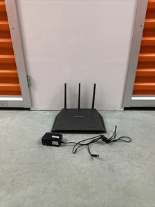 Netgear Nighthawk AC1900 R7000 Wifi Router Black W/ Power Cord & Ethernet In Box - Picture 1 of 5