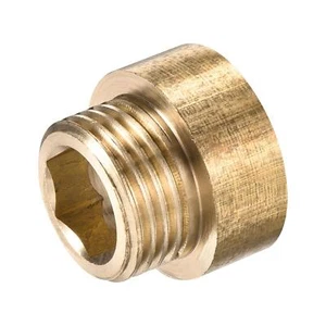 Brass Extension Pipe Fitting 10mm G1/2 Female to G1/2 Male Thread Reducer - Picture 1 of 6