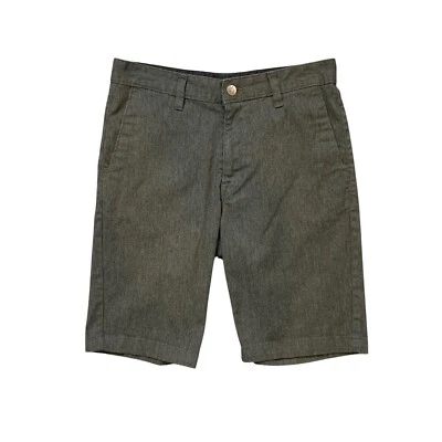 Volcom Shorts Mens 29 Modern Fit Charcoal VMonty Stretch Cotton Blend Walking - Image 1 of 4