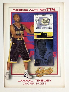 2001-02 Fleer Authentix #126 Jamaal Tinsley RC - Picture 1 of 2