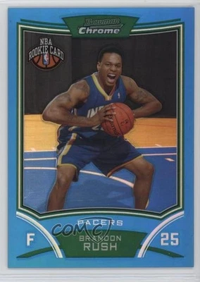 Bowman Draft Picks & Stars 2008 cromo refractor azul/99 Brandon Rush novato radiocontrol Foto 1 de 2