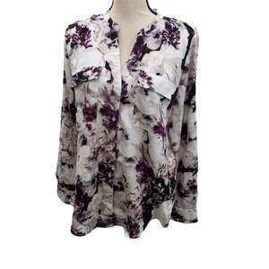 Calvin Klein Bluse Medium Blumen Rollriegelärmel - Bild 1 von 6