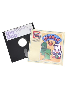 Dig Dug- IBM Arcade Game 1983 Thunder Mountain Namco 128k - Image 1 of 4