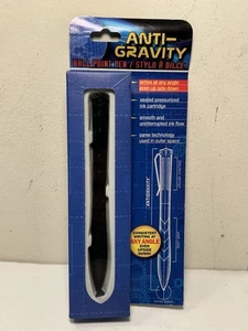 Anti-Gravity Ballpoint Ball Point Pen Write's Upside Down Black Ink NIB - Picture 1 of 5