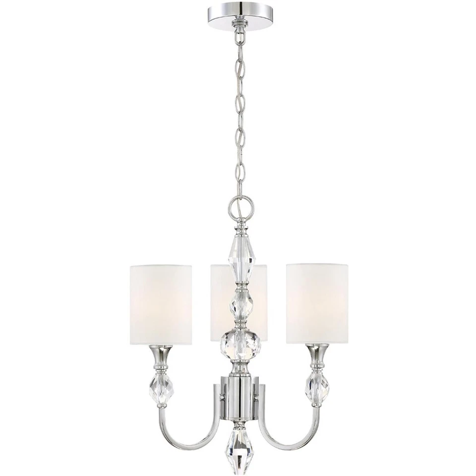 Lámpara de techo Designers Fountain 89983-CH Evi 3 luces 17 pulgadas cromada Foto 1 de 1