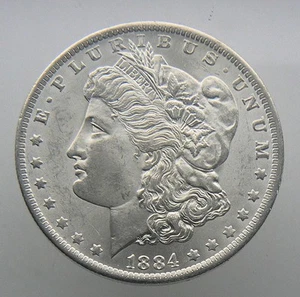 1884-O USA Silber Morgan Dollar 1 $ Münze 90% Silber - Brilliant Luster - Bild 1 von 2