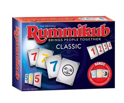 Rummikub 2-4 Player Game by Ideal - Classic Family Strategy Board Game Set UK - Image 1 of 4