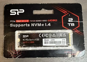Silicon Power 2TB UD90 NVMe 4.0 Gen4 PCIe M.2 SSD SP02KGBP44UD9005 - Afbeelding 1 van 2