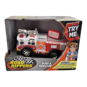 Road Rippers Rush & Rescue Fire Truck 26 Lights Sounds Toy State 2013 - Picture 1 of 7