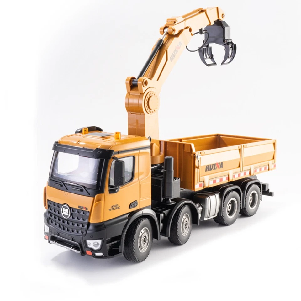 Huina 1538 LKW Kipper mit Greifer 1 14 RTR RC Modellbau Baustelle Neuheit 2025 - Bild 1 von 4