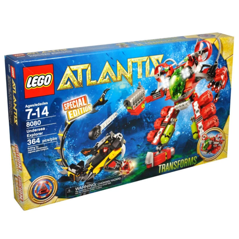 8080 UNDERSEA EXPLORER lego legos set NEW Atlantis submarine sub robot transform - Image 1 of 1