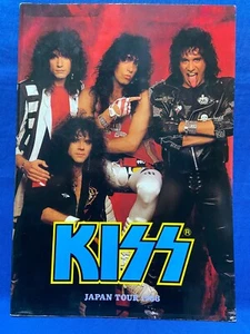 Kiss Japan Tour 1988 Programmbuch Broschüre Programm Gene Simmons Paul Stanley - Bild 1 von 12