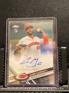 Amir Garrett 2017 Topps Chrome Rookie Autogramm (RC) - Reds - Bild 1 von 2
