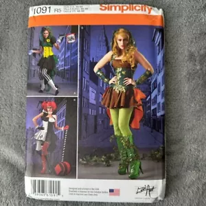 Simplicity Pattern 1091 Sz 14-22 Anime Sailor Flirty Moon Cosplay Costume - Picture 1 of 6