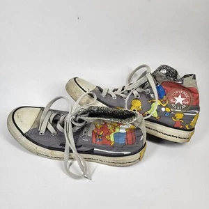 Sneakers alte The Simpsons Chuck Taylor Converse All Star uomo 5 donna 7 - Foto 1 di 13