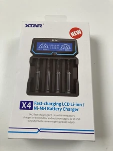 XTAR X4 Fast Charging LCD Li-ion / Ni-MH Battery Charger - Picture 1 of 2