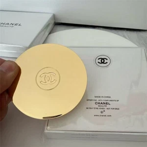 2025 New ChanelGolden Makeup Mirror Compact Double Facette Mirror VIP Gift Women - Picture 1 of 5