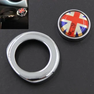 M2 Union Jack One BUTTON START Key Decals Sticker For MINI Cooper Countryman - Picture 1 of 1