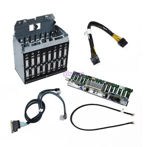 16 Bay HDD Backplane And Cage Upgrade Dell Poweredge R730 8 Bay SFF Server 4G4F6 - Picture 1 of 10