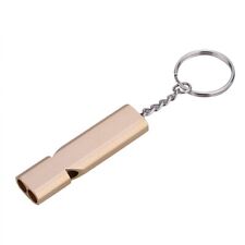 Portable Pratical Whistle Airflow Design Hiking Keychain Outdoor Camping