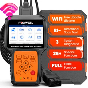 Auto Active Test OBD2 Scanner Car Diagnostic Tool ABS SRS BMS TPMS DPF Oil Reset - Picture 1 of 14