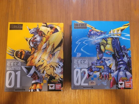 Bandai Digimon Digivolving Spirits 01 Wargreymon / 02 Metalgarurumon Cover