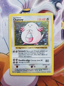 Pokémon Chansey Shadowless Unlimited Holo 3/102 MP - Bild 1 von 2