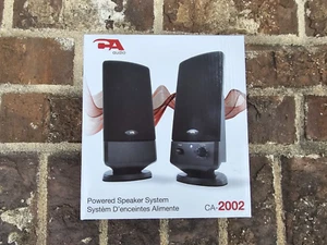 Cyber Acoustics CA-2002 multimedia desktop computer speakers - Picture 1 of 3