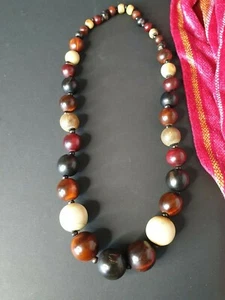 Old Chinese Buffalo Horn Beads / Necklace …beautiful collection & accent piece - Bild 1 von 12