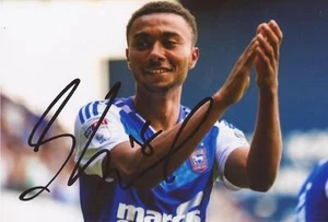 FOTO DE ACCIÓN 6x4 firmada por Grant Ward + certificado de autenticidad IPSWICH: - Imagen 1 de 1