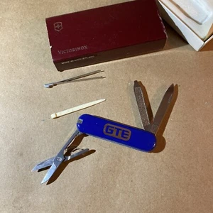 Victorinox GTE Mini Swiss Army Knife Vintage New In Box With Pouch And Paperwork - Picture 1 of 11