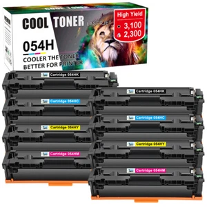 8PK 054H Toner for Canon 054 ImageCLASS MF644cdw MF642cdw LBP-622cdw LBP620 - Picture 1 of 12