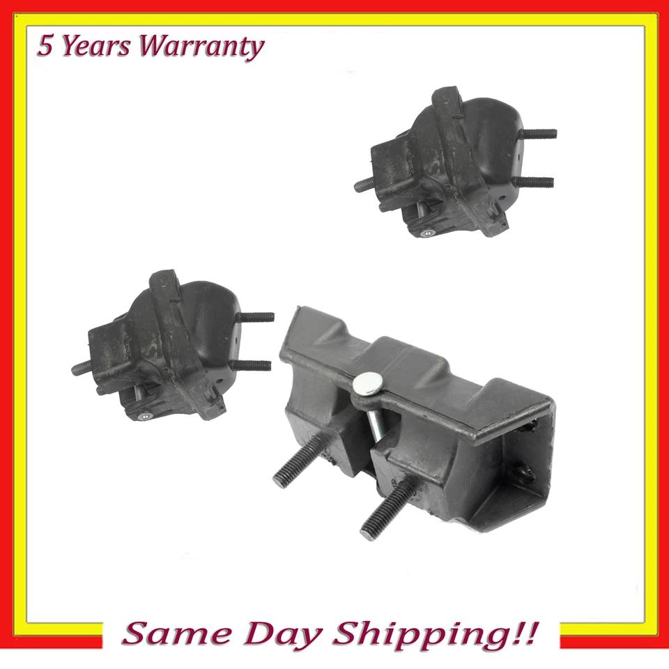 Engine Motor & Trans. Mount Auto For 1998-2001 Chrysler Concorde 3.2L FWD 3PCS - Image 1 of 4