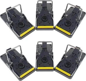 Heavy Duty Mouse Traps Reusable Professional Control High Strength Spring 6 PCS - Picture 1 of 6