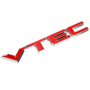 Calcomanía Honda vtec Badge Vtec Bota Tipo R Emblema de Metal Plata Rojo - Imagen 1 de 4