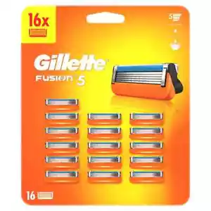 New 100% GENUINE GILLETTE FUSION 5 PROGLIDE POWER BLADE ORANGE MACH3 SENSITIVE - Picture 1 of 27