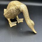 Vintage GUCCI Golden/Brass Goose Duck Detailed 1970's Italy Antique Rare
