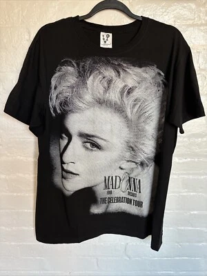 RARE Madonna Mexico City Bootleg T Shirt Celebration Tour - Size Large  - Image 1 of 4