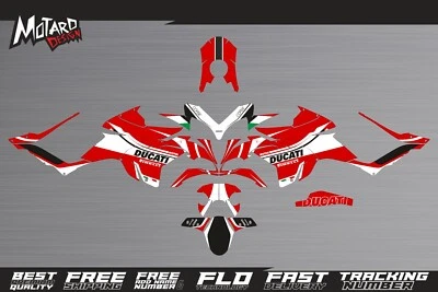 Kit Gráficos para Ducati Multistrada 1200 2010 2011 2012 2013 2014 Calcomanías Adhesivas Foto 1 de 4