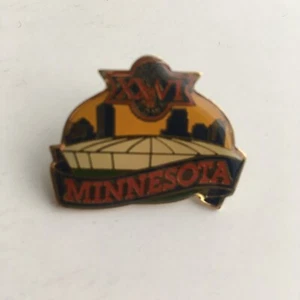 Prendedor Metrodome Minnesota XXVI 1990 Super Bowl NFL de colección - Imagen 1 de 2