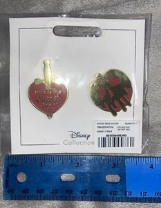 Disney’s Evil Queen Snow White Fairest One Of All Apple Enamel Trading Pin Set - Picture 1 of 5