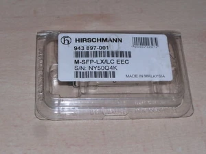 NEW - Hirschmann M-SFP-LX/LC EEC 943897001 943 897-001 SFP Fiberoptic Gigabit - Imagen 1 de 4