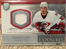 2006-07 Upper Deck Be A Player Andrew Ladd Carolina Hurricanes Jersey Card NHL