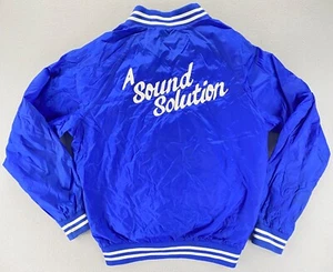 Vintage 70’s Sound Solution Automotive Jacket Embroidered Womens M TRAX Blazer - Picture 1 of 19