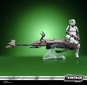 Star Wars The Vintage Collection Return of the Jedi Speeder Bike & Scout Trooper - Picture 1 of 10